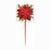 Poinsettia Plaid Picks 3.5in, 8ct