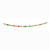 Paper Garland 9ft, Red & Green Dot