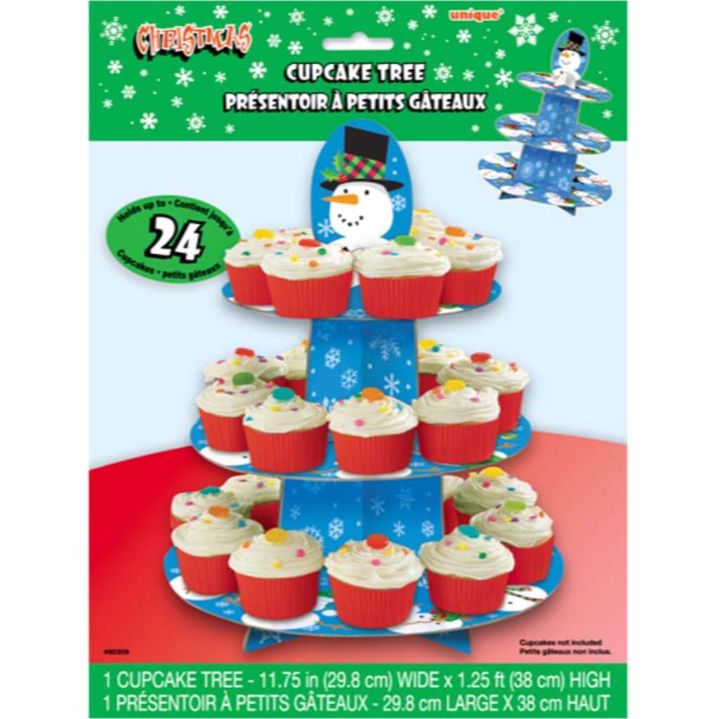 Christmas 3 Tier Cupcake Stand 