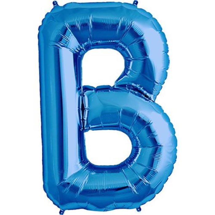 Foil Balloon Letter B  16in Blue