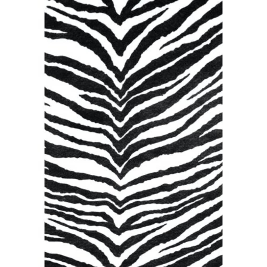 Felt Sheet 12 x 18in Zebra