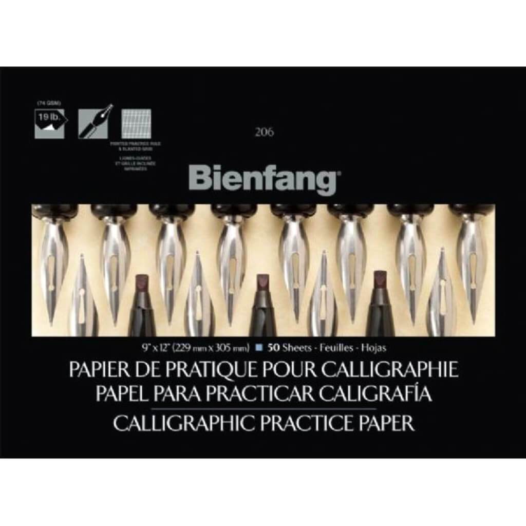 Bienfang Calligraphic Practice Paper Pad 9in x 12in