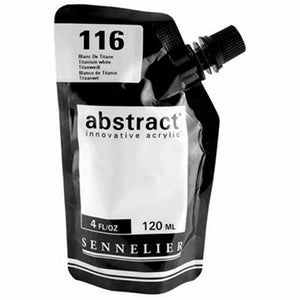 Abstract Acrylics Satin Pouch Bag 120ml