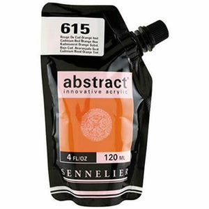 Abstract Acrylics Satin Pouch Bag 120ml
