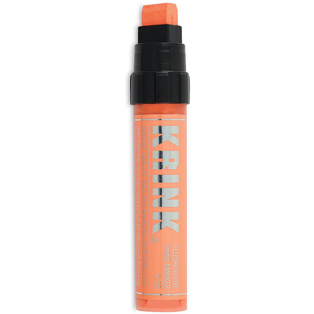 Permanent Paint Marker 15mm Block-tip 30ml Flourescent