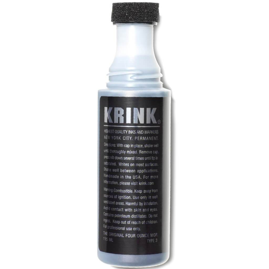 Permanent Ink Mop 4oz Black