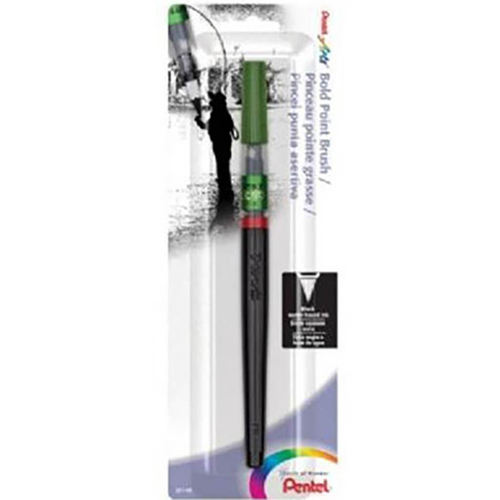 Brush Pen Bold Point Black Ink