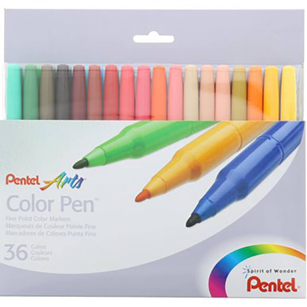 Pentel Color Pen Set of 36