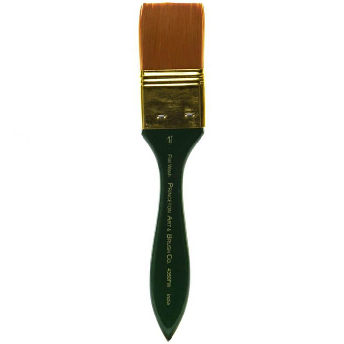 Princeton Lauren Golden Synthetic Watercolor and Acrylic Brush Flat Wash
1 1/2in
