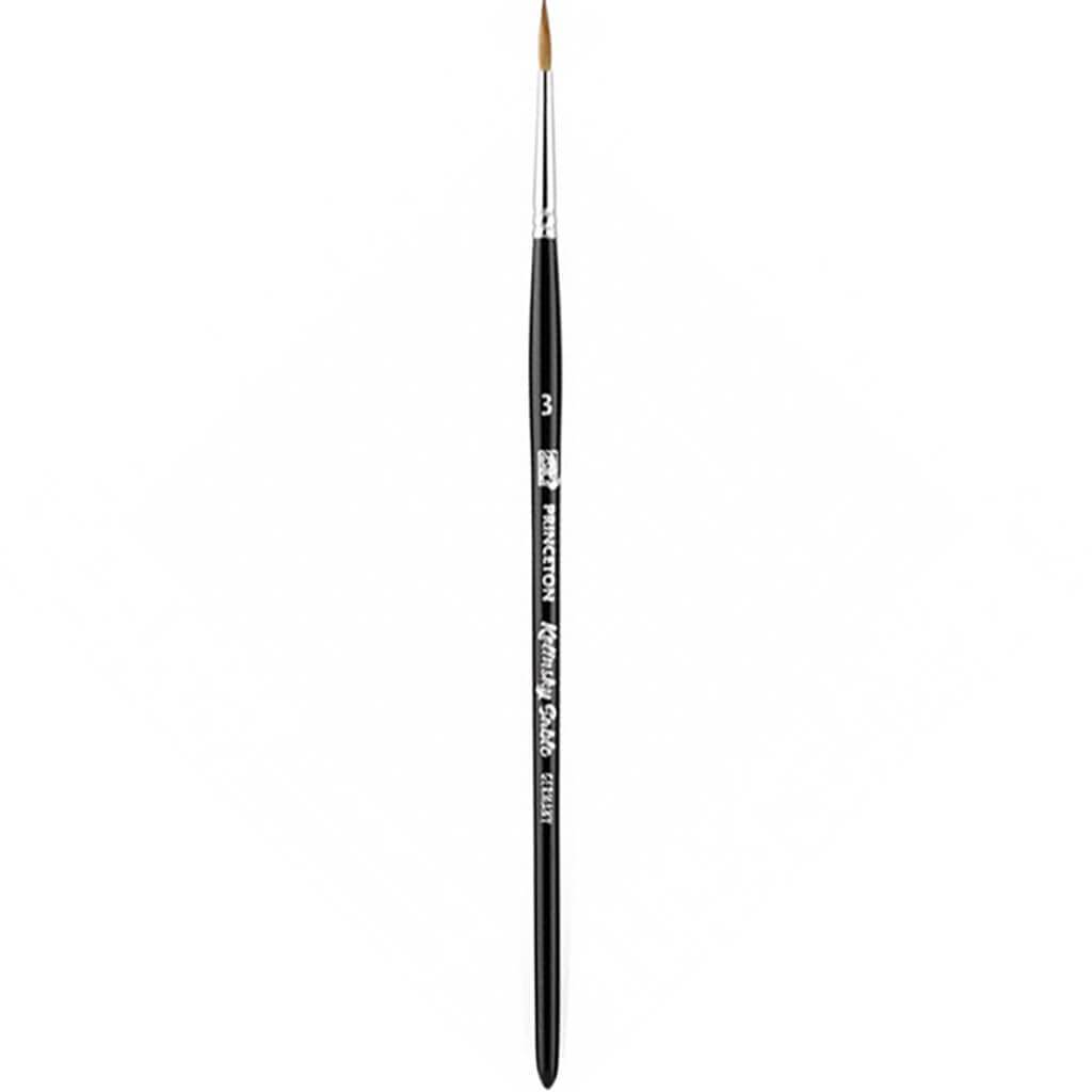 Princeton Kolinsky Red Sable Short Handle Brushes Round