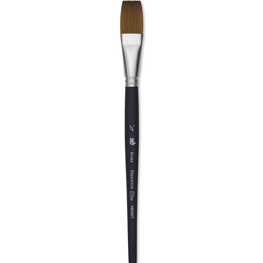 Aqua Elite Synthetic Kolinsky Sable Watercolor Brushes Stroke