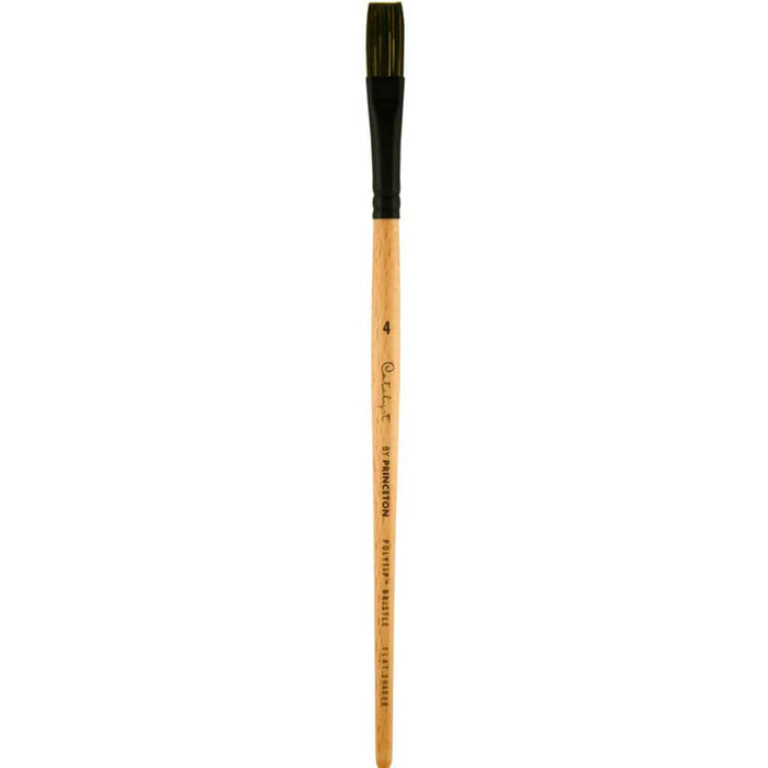 Princeton Catalyst Polytip Short Handle Bristle Brushes Flat Shader