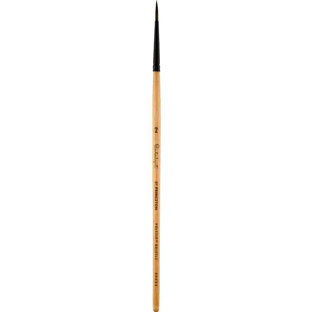 Princeton Catalyst Polytip Short Handle Bristle Brushes Round