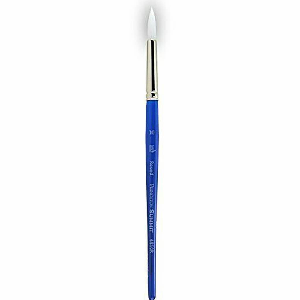 Princeton Summit Ultimate White Synthetic Watercolor and Acrylic Brushes, Rounds