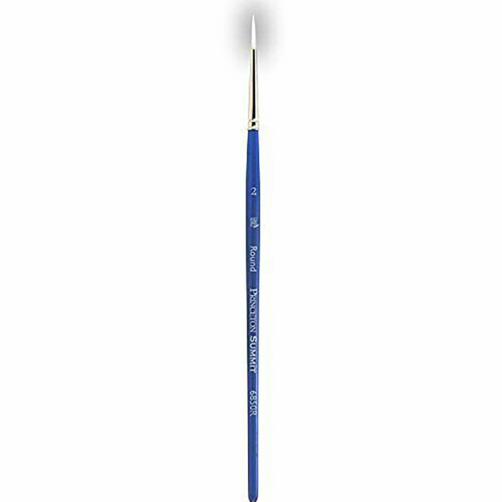 Princeton Summit Ultimate White Synthetic Watercolor and Acrylic Brushes, Rounds
