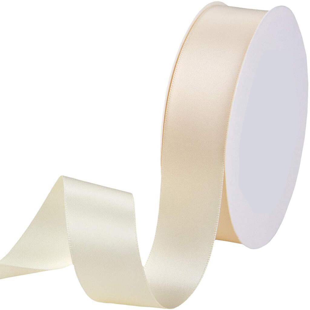 Ribbon Satin 1in Cream