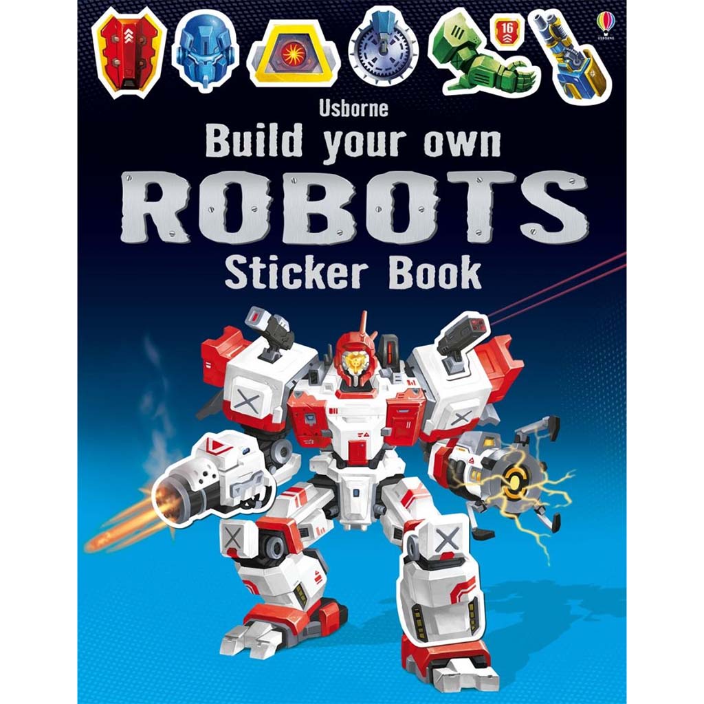 Books Build Your Own Robots Sticker Book