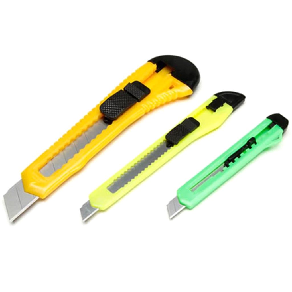 Retractable Razor Knife 3 pieces 