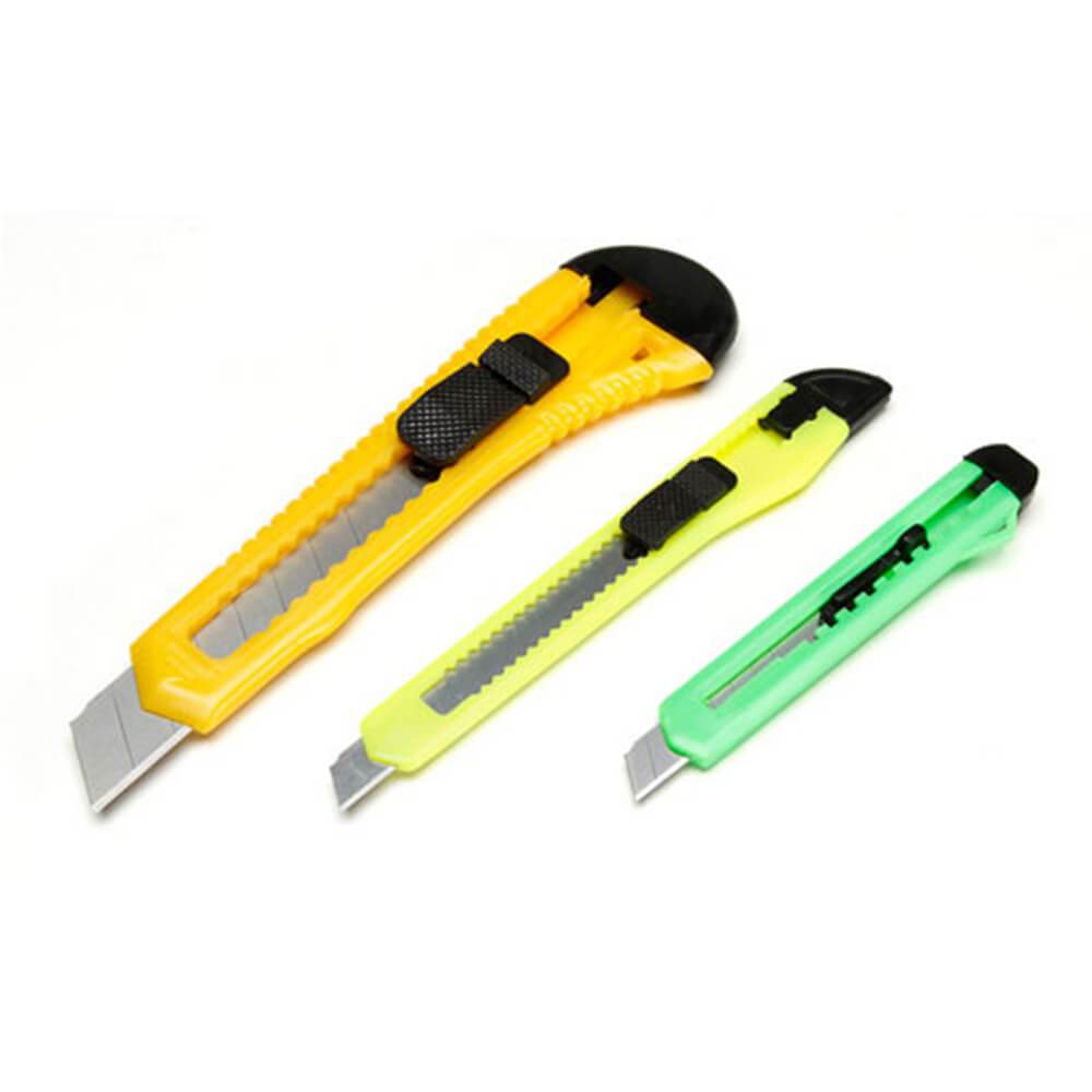 Retractable Razor Knife 3 pieces