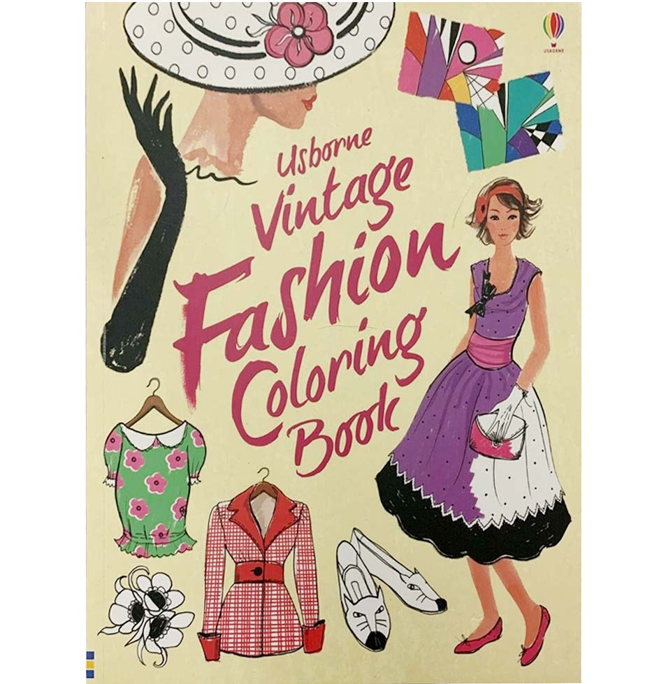 Vintage Fashion Coloring Book