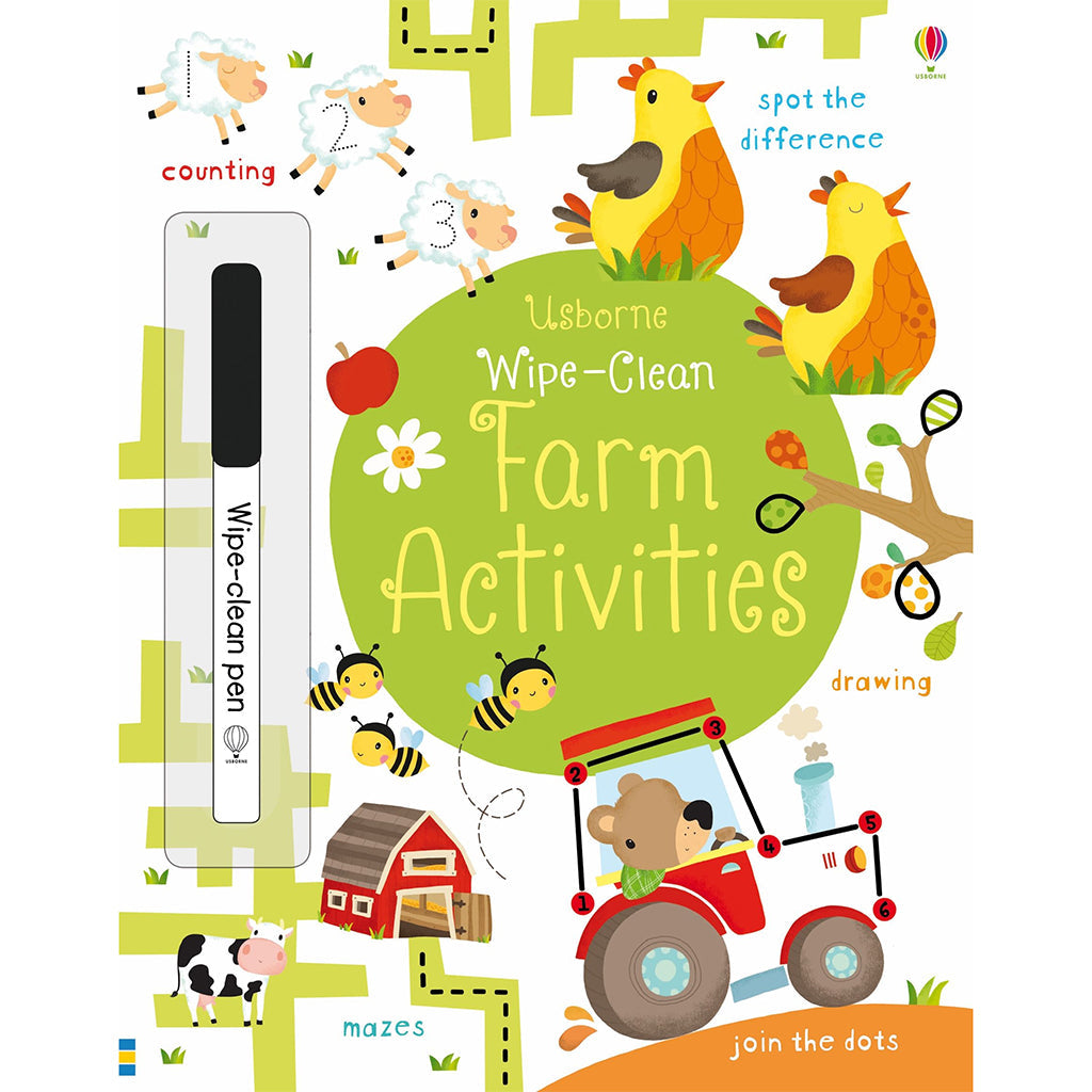 Wipe Clean Farm Activities Book