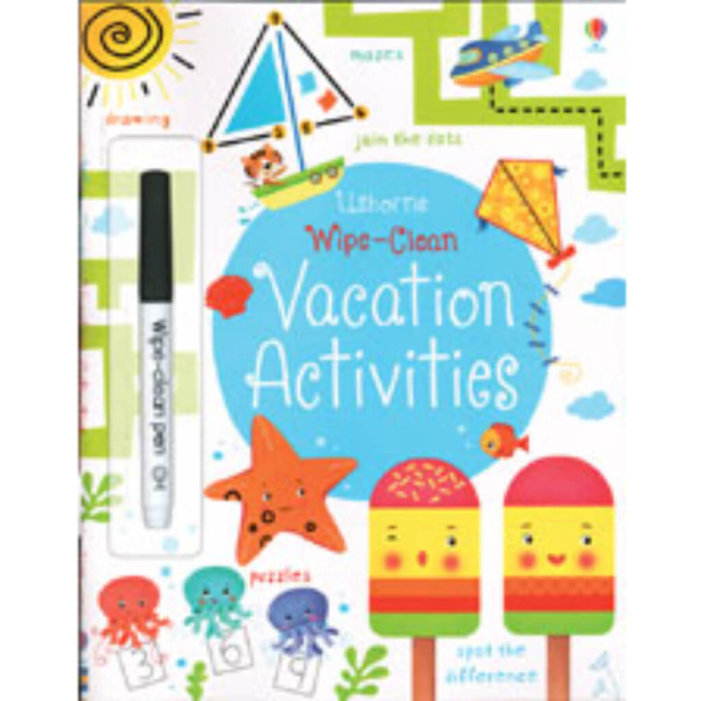Wipe Clean Vacation Activity Book