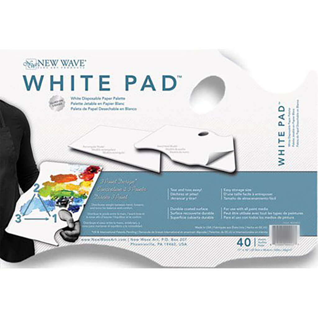 White Pad Paper Palettes Rectangular