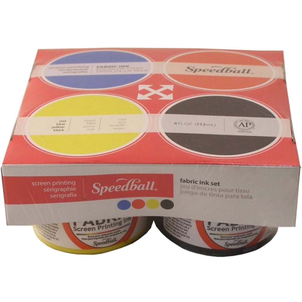 Screen Printing Fabric Ink Set 4oz