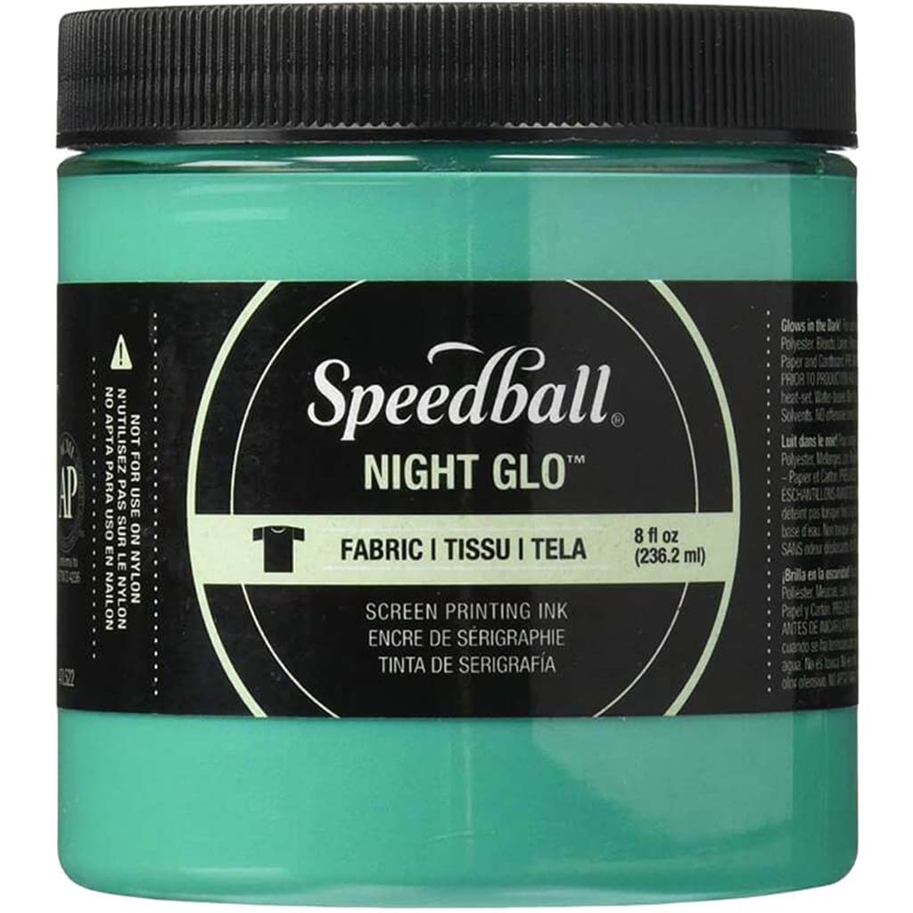 Speedball Night Glo Fabric Screen Printing Ink 8oz