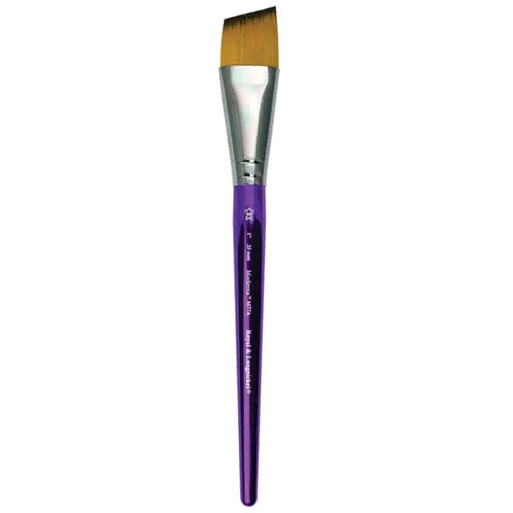 Moderna Series 77 Angular Brush 1"