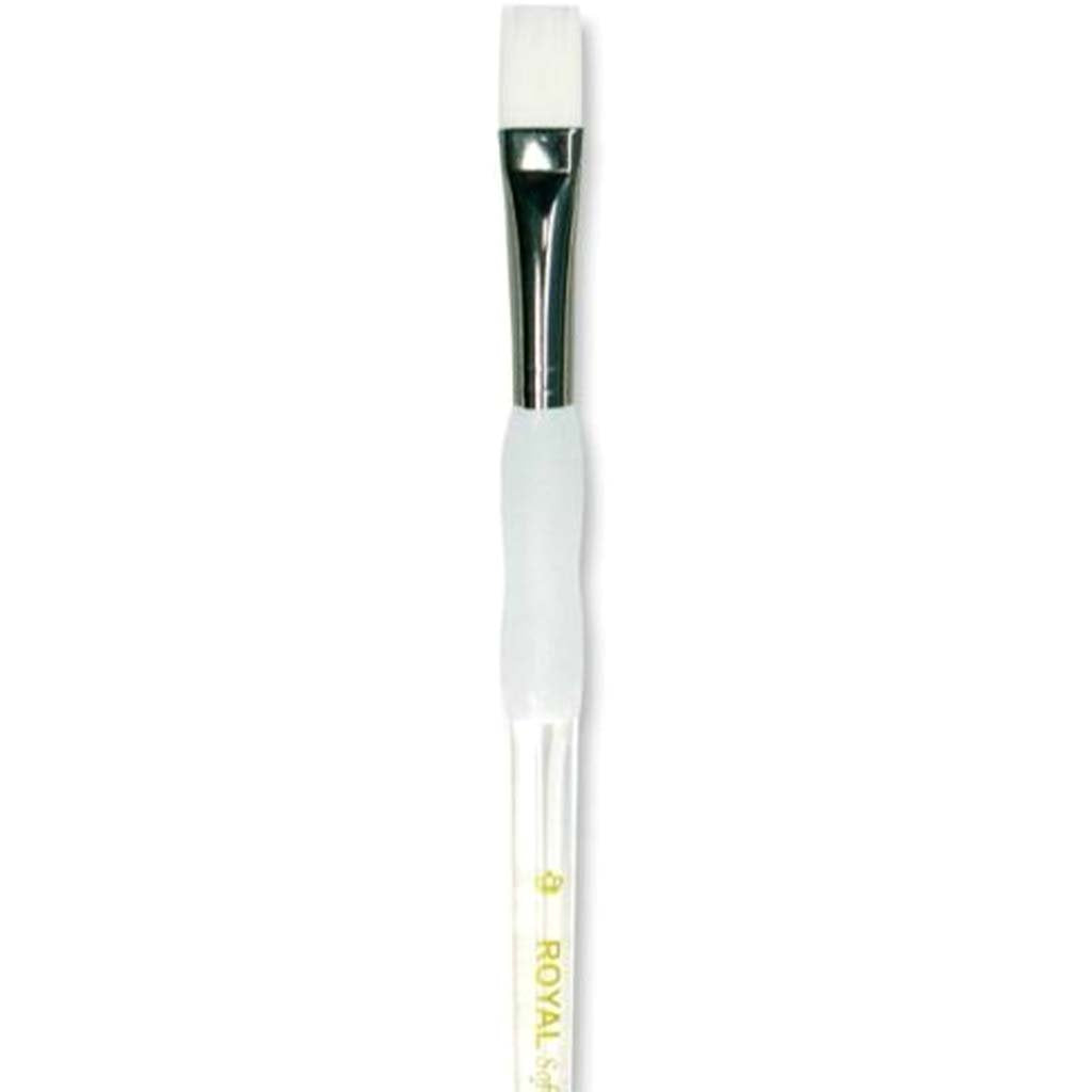 Soft Grip Bright White Nylon Brush