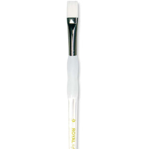 Soft Grip Bright White Nylon Brush