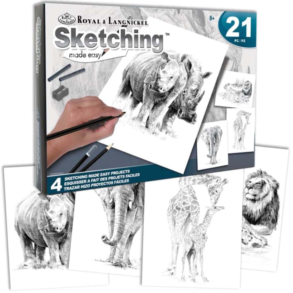 Sketching Made Easy Box Set Zoo Animals 