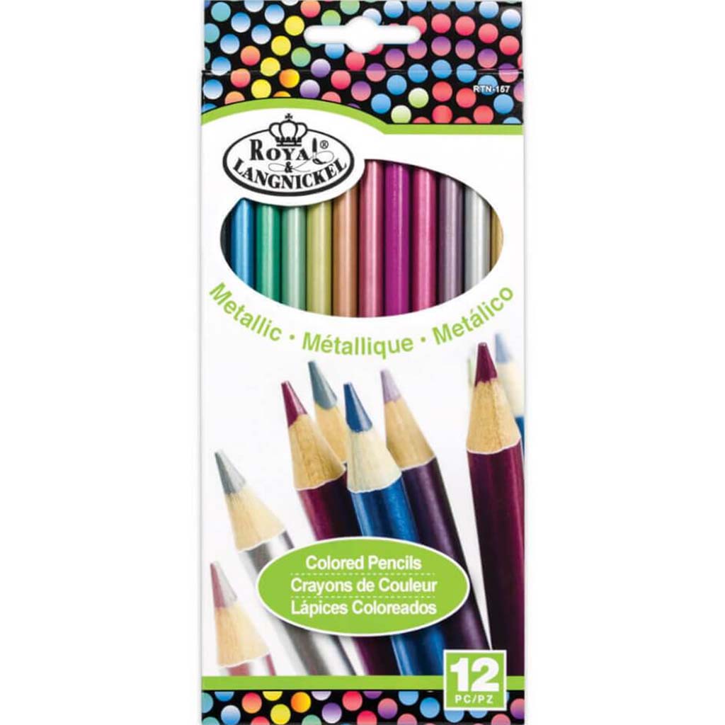 Metallic Colored Pencils 12pc