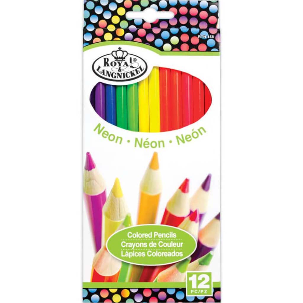 Neon Colored Pencils 12pc 