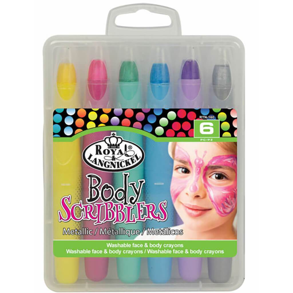 Royal Body Scribblers Metalics 6pcs