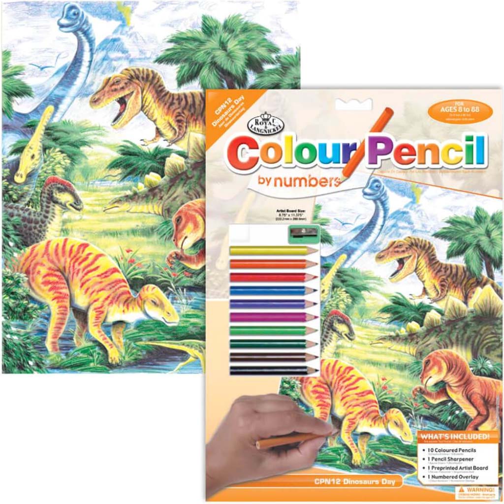 Color Pencil by Numbers Cardinals