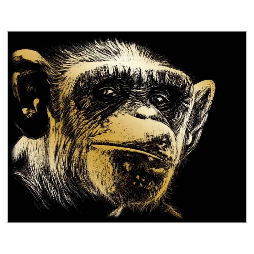 Engraving Art Gold Foil Set Almost Human 