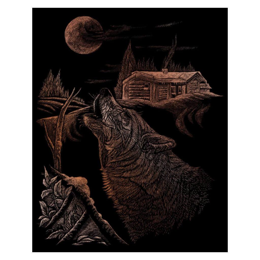 Engraving Art Copper Foil Set Howl 