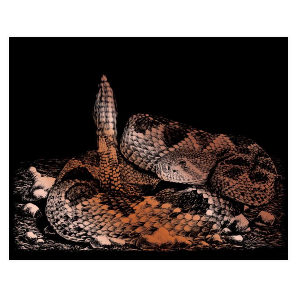 Engraving Art Copper Foil Set Diamonds in the Rough 