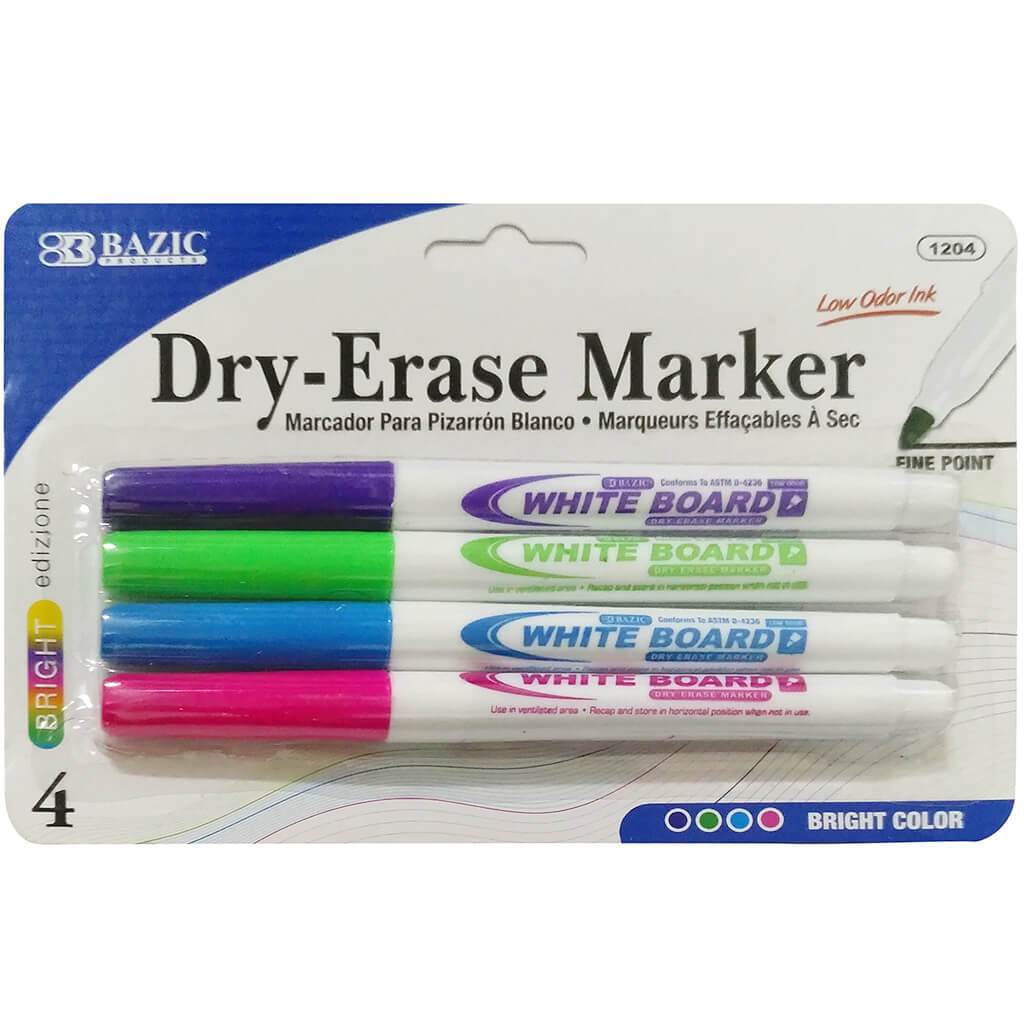 Dry Erase Whiteboard Marker Bright Color Fine Tip 