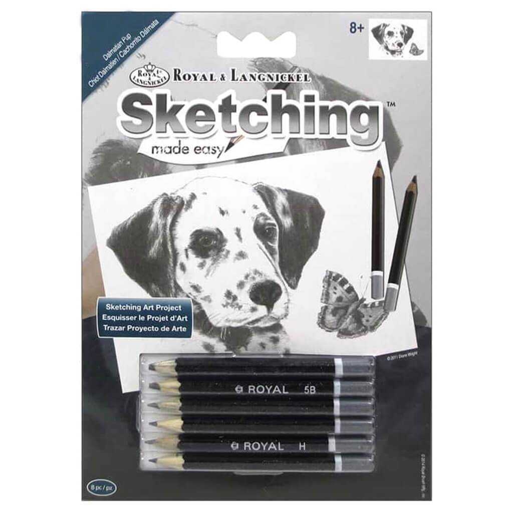 Mini Sketching Made Easy Kit Dalmatian Pup