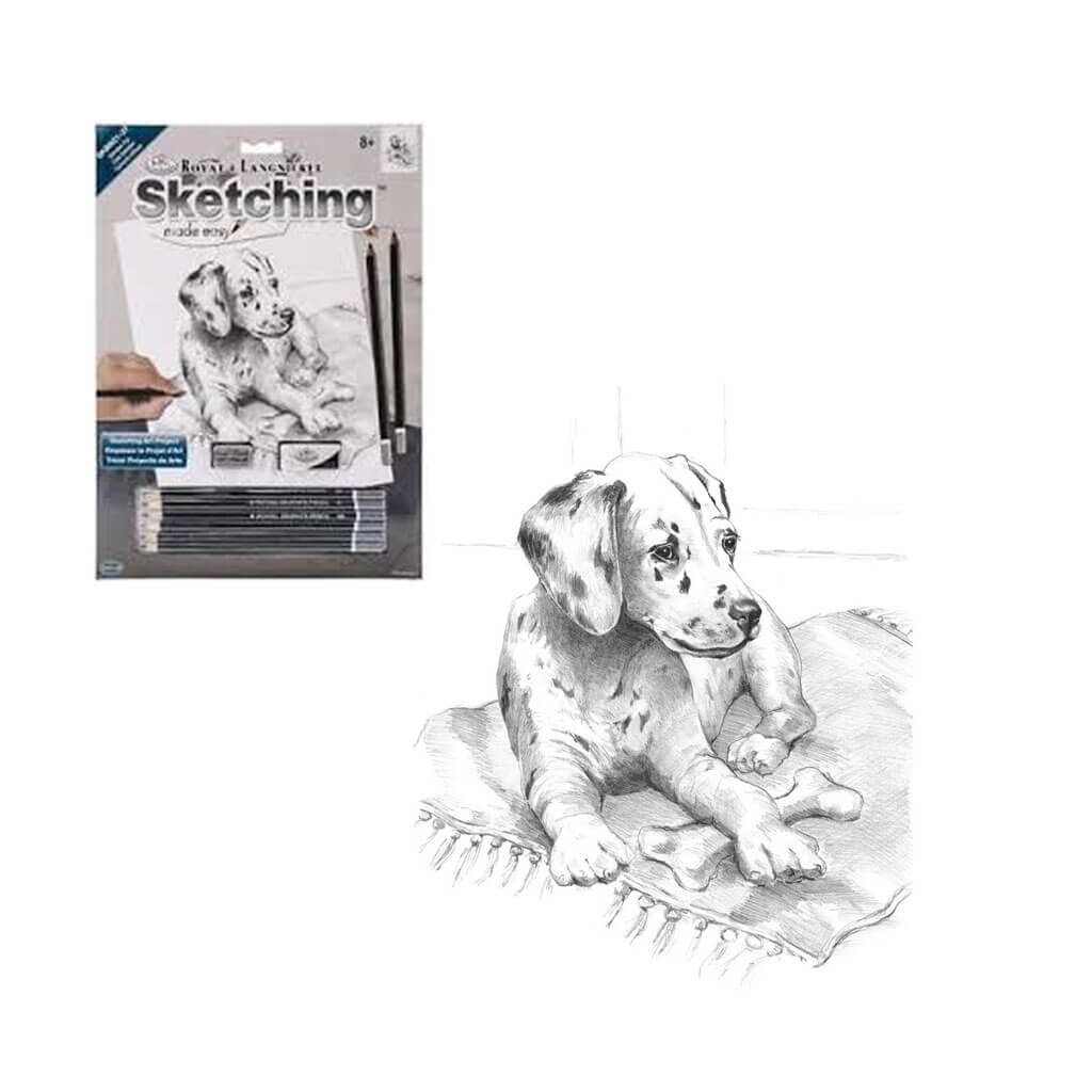 Sketching Made Easy Kit 9in x 12in Dalmatian