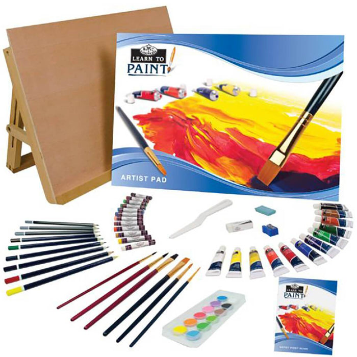 Royal & Langnickel Learn To Paint Set 59pcs