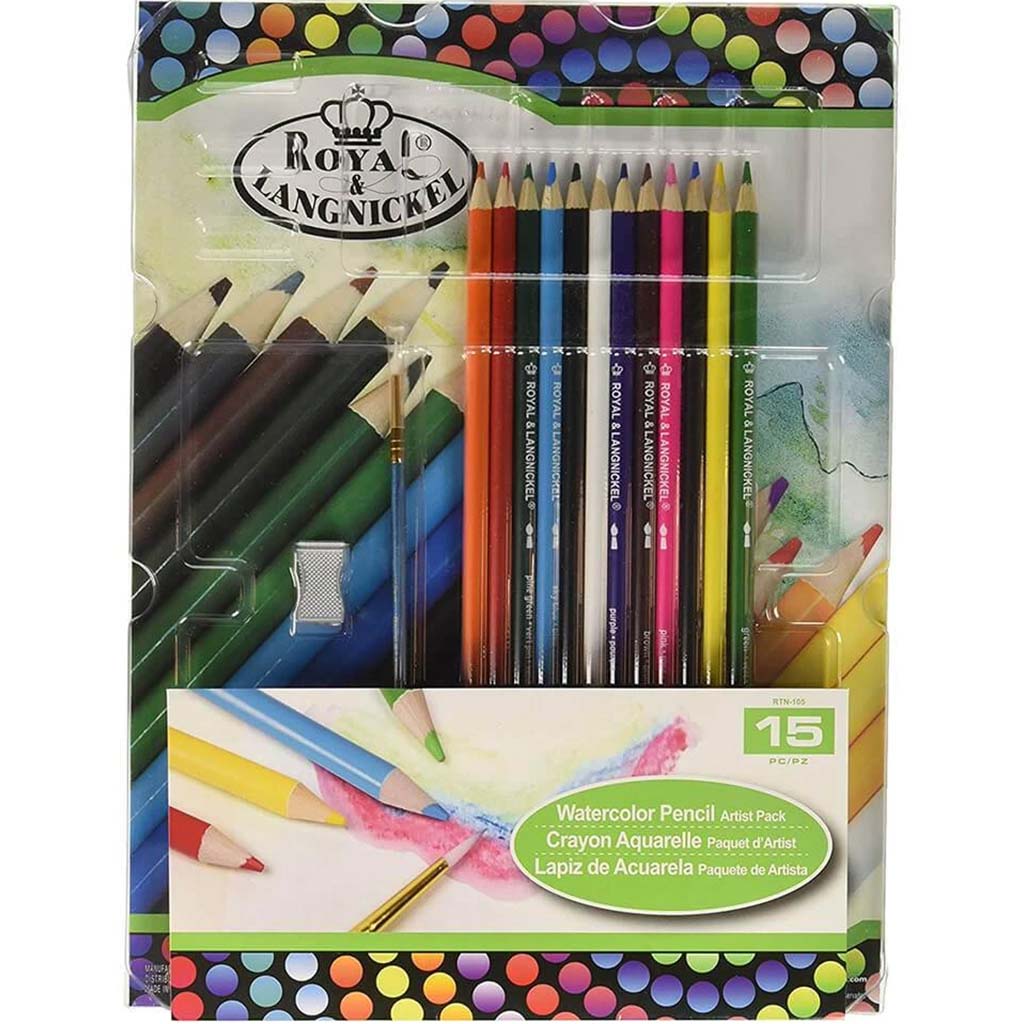 Watercolor Pencil Artist Pack 15pc