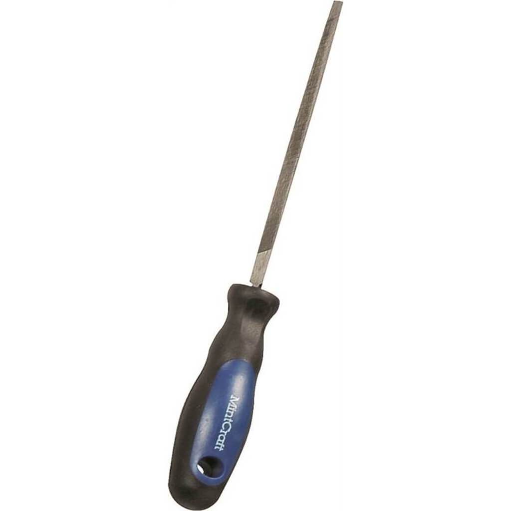 TAPER FILE W/RUBBER GRIP 6IN 