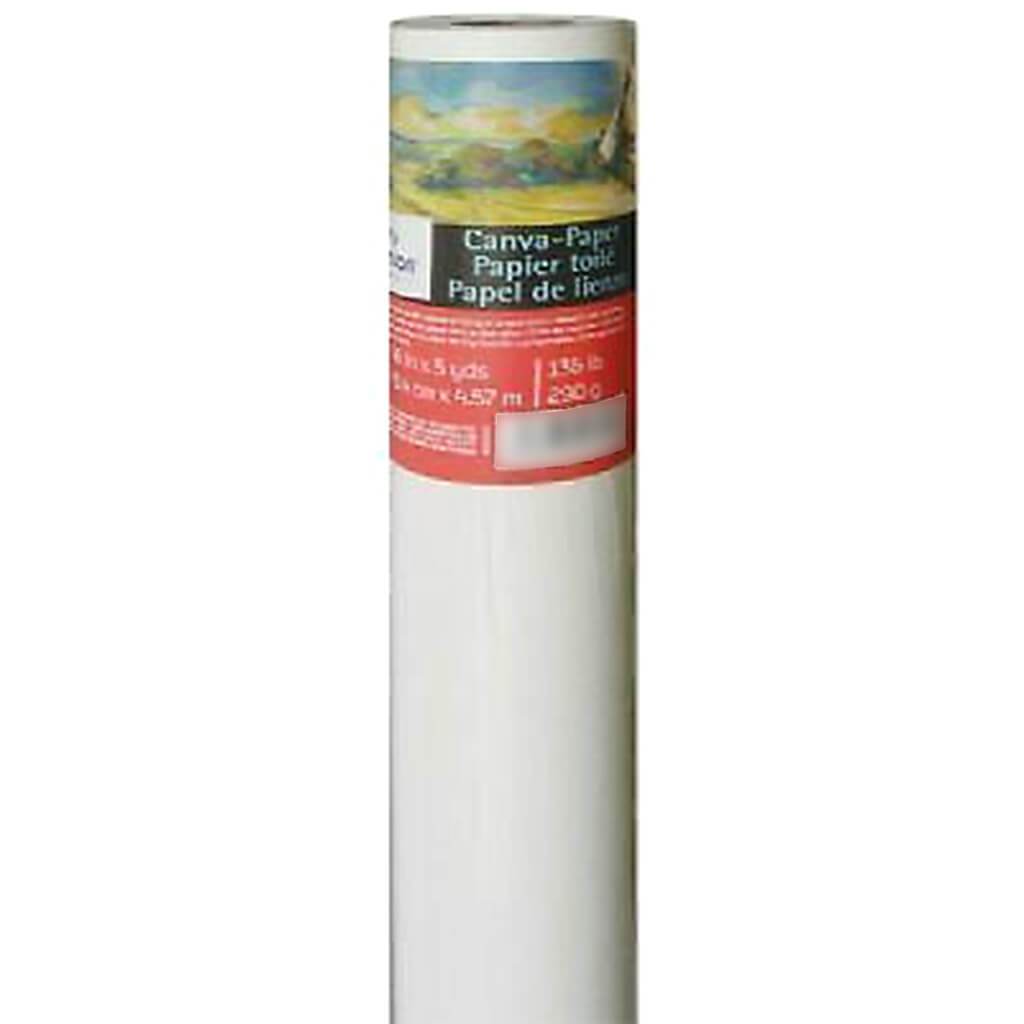 Canson Foundation Canvas Paper Roll 36in x 5yds White