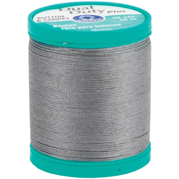 Coats Dual Duty Plus Button & Carpet Thread 50yd Slate