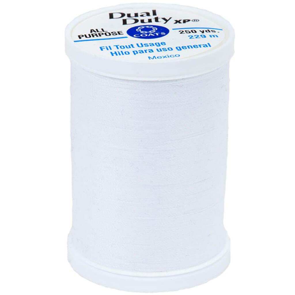 Coats Dual Duty XP General Purpose Thread 250yd White