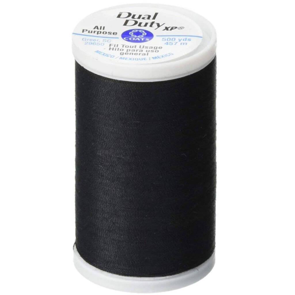 Coats Dual Duty XP General Purpose Thread 500yd Black